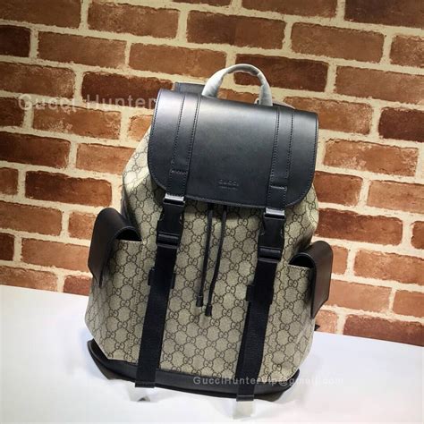 gucci gg supreme backpack fake|authentic gucci backpack.